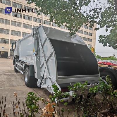 HOWO Garbage Truck Compactor 4x2 Euro 2 Waste Disposal Garbage Rear Loader Truck Green Diesel  Model New