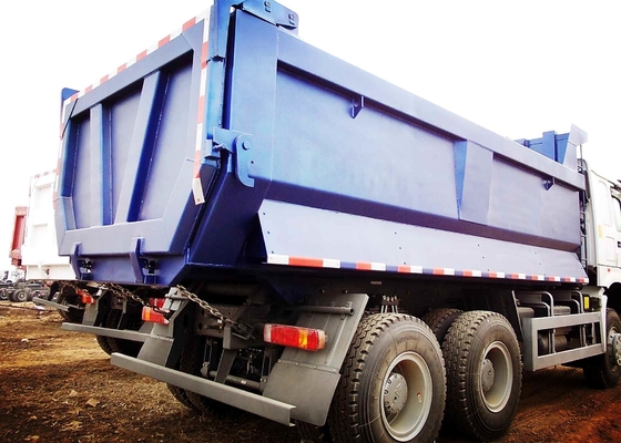 Sinotruk Howo 6x4 Euro II Heavy Duty Dump Truck 371 Horse Power 25 Tons Loading