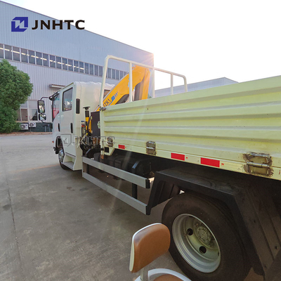 New ISUZU Dump Truck With Crane Lift 4X2 160 Hp Euro 3 Lorry-Truck-Mounted-Crane 2 Ton Cargo Truck With Crane