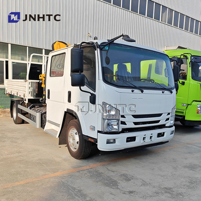 New ISUZU Dump Truck With Crane Lift 4X2 160 Hp Euro 3 Lorry-Truck-Mounted-Crane 2 Ton Cargo Truck With Crane