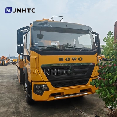 Howo Wrecker Truck  4x2 6 Wheels 340hp Wrecker Truck With Straight Arm Crane Good Price