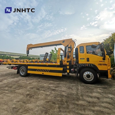 Howo Wrecker Truck  4x2 6 Wheels 340hp Wrecker Truck With Straight Arm Crane Good Price