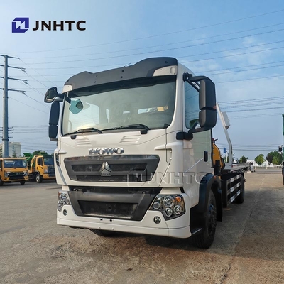 HOWO TX Crane Truck 320HP 4X2 15TON Cargo Mounted Wrecker Truck With Hydraulic Straight Boom Crane Truck