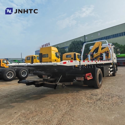 HOWO TX Crane Truck 320HP 4X2 15TON Cargo Mounted Wrecker Truck With Hydraulic Straight Boom Crane Truck