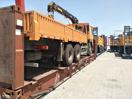 16 Ton Truck Mounted Crane , Knuckle Boom Truck Crane SQ16ZK4Q ISO CCC