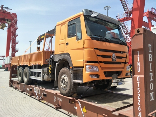 16 Ton Truck Mounted Crane , Knuckle Boom Truck Crane SQ16ZK4Q ISO CCC