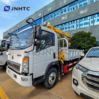 HOMAN 4x2 Crane Truck Euro 5 Truck-Mounted Crane 190hp Durable Crane Cargo Trucks Quality Assurance For Sale
