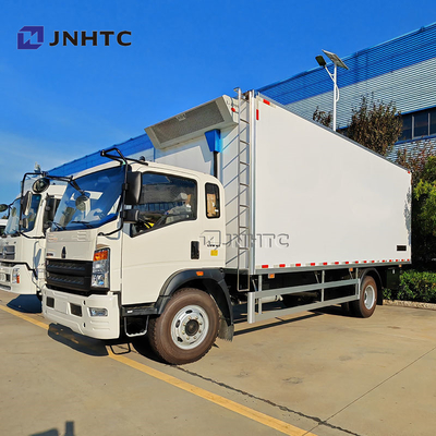 New and Used 10Tons Right Steering HOWO 5 Degree 140HP Frozen Cargo Refrigerator Truck