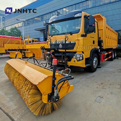 Howo TX Road Salt Spreader Snow Melting Machine 6X4 350HP Suitable Snow Sweeper Truck