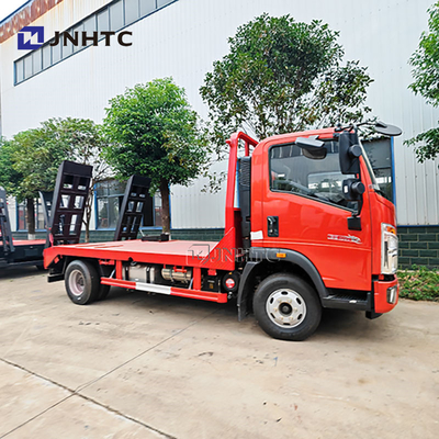HOWO Small Lowbed Lorry Truck 4X2 Container Flatbed Tow Truck Price