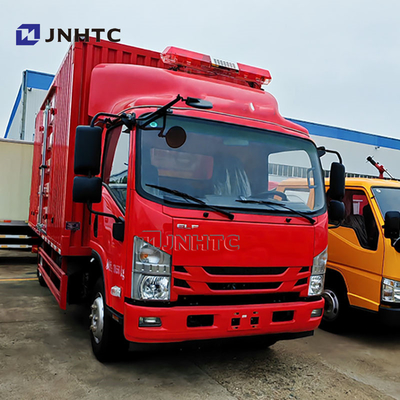Brand 5 Ton Truck 4x2 6 Wheeler Cargo Van Mini Lorry Truck Euro2 Diesel Cargo Truck With Hydraulic Tailplate