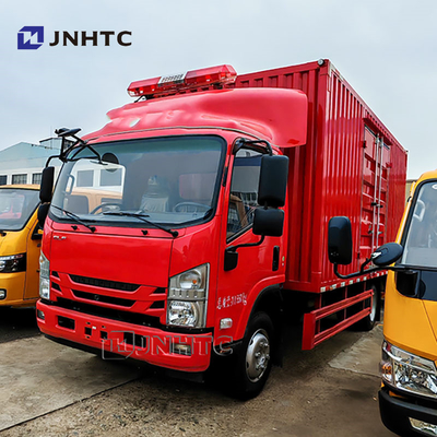 Brand 5 Ton Truck 4x2 6 Wheeler Cargo Van Mini Lorry Truck Euro2 Diesel Cargo Truck With Hydraulic Tailplate