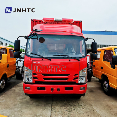 Brand 5 Ton Truck 4x2 6 Wheeler Cargo Van Mini Lorry Truck Euro2 Diesel Cargo Truck With Hydraulic Tailplate
