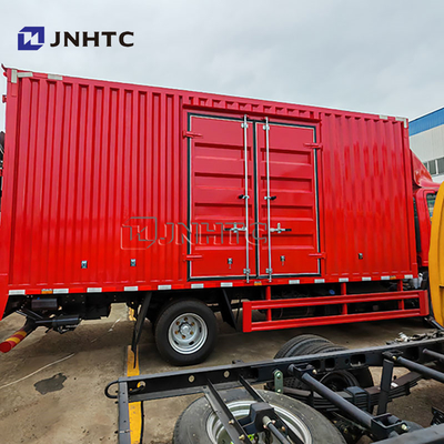 Brand 5 Ton Truck 4x2 6 Wheeler Cargo Van Mini Lorry Truck Euro2 Diesel Cargo Truck With Hydraulic Tailplate