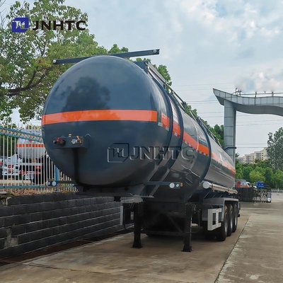 3 Axles Diethylamine Transport Trailer Fuel Tank Semi Trailer 33000 40000 Liters Fuel Trailer