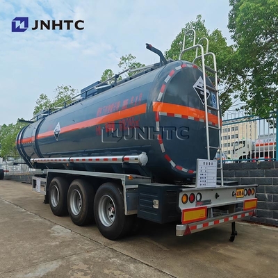 3 Axles Diethylamine Transport Trailer Fuel Tank Semi Trailer 33000 40000 Liters Fuel Trailer