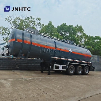 3 Axles Diethylamine Transport Trailer Fuel Tank Semi Trailer 33000 40000 Liters Fuel Trailer