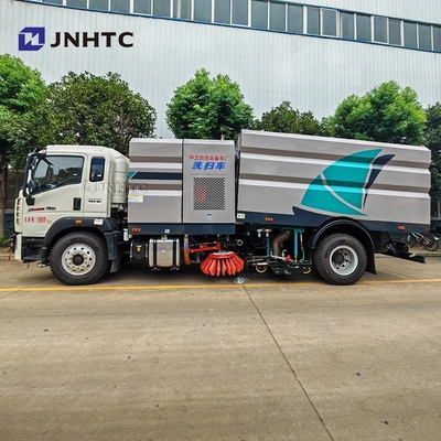 HOWO Road Sweeper Truck 4X2 Mounted Road Salt Spreader Snow Cleaning Truck