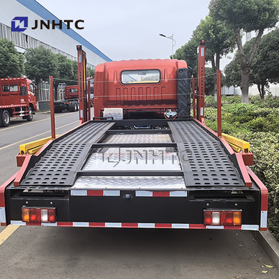 Towing 3 Cars Sinotruk HOWO 4X2 Double Deck 5t 6t Diesel Fuel Fully Landed Wrecker Rescue Vehicle Flatbed Tow Truck