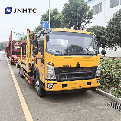 HOWO Light Double Deck Flatbed Road Rescue Wrecker Tow Truck For Sale