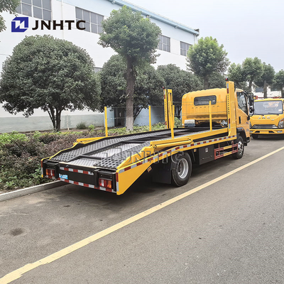HOWO Light Double Deck Flatbed Road Rescue Wrecker Tow Truck For Sale