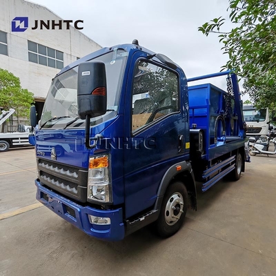 NEW HOWO Garbage Truck 4X2 5CBM 10CBM  Hook Arm Garbage Truck For Sale