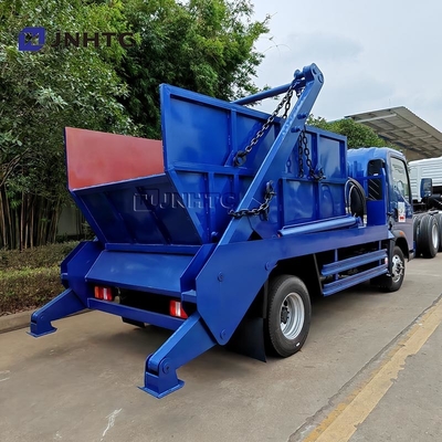 NEW HOWO Garbage Truck 4X2 5CBM 10CBM  Hook Arm Garbage Truck For Sale