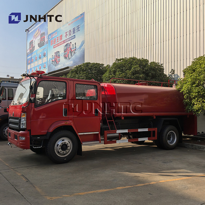 Manufacturer HOWO 4x2 5000L Water Tanker Fire Truck Fire Fighting Truck Equipment Fire Vehicle