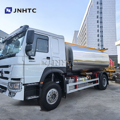 New Sinotruk Howo 6 Wheel Fuel Tank Truck 10000 Liters Oil Tanker With Profession Customize