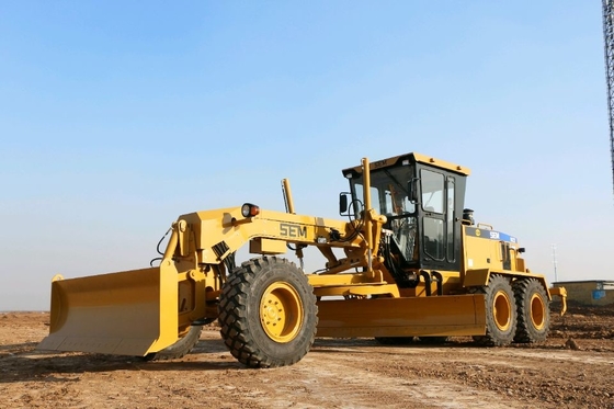 140 Kw Power Heavy Construction Machinery Caterpillar Sem Motor Grader