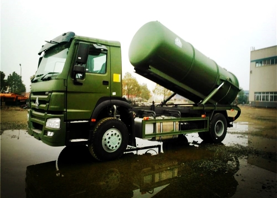 Tilt Steering Wheel Vacuum Sewage Suction Truck / Sewage Cleaning Truck