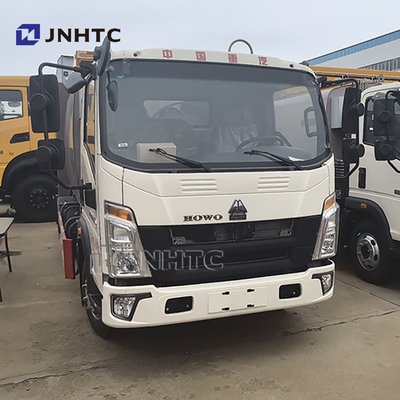 Fast Speed New HOWO 6 Wheel 5-15cbm Trash Bin Cleaning Garbage Truck