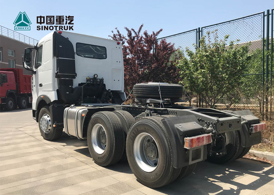 HOWO A7 420 HP 6X4 Tractor Trailer Truck / Diesel Tractor Truck HF7 Front Axle