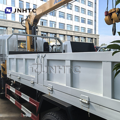 China Top Howo 4x2 Light Cargo Truck Mounted Crane Hydraulic 3Ton 4Ton 5Ton Telescopic Pickup Boom Crane For Sale