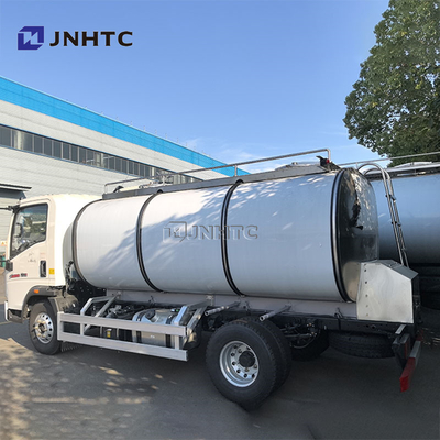 HOWO 8cbm Fuel Tanker Truck Light Duty Oil Tank Truck Mobile Refueling Truck Aluminum Fuel Tanks For Sale