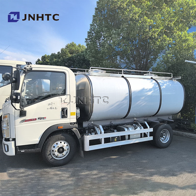 HOWO 8cbm Fuel Tanker Truck Light Duty Oil Tank Truck Mobile Refueling Truck Aluminum Fuel Tanks For Sale
