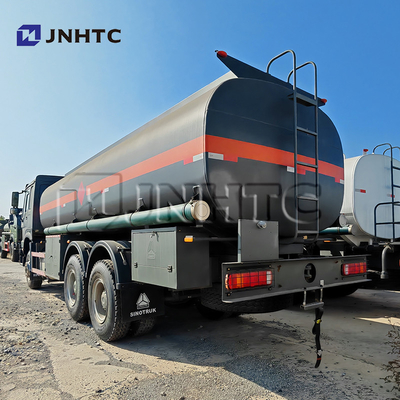Howo Oil Tank Truck 6x4 380hp Capacity 10 Wheels  20000 Liters High Strength Steel Fuel Tank Truck