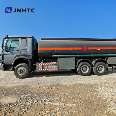 Howo Oil Tank Truck 6x4 380hp Capacity 10 Wheels  20000 Liters High Strength Steel Fuel Tank Truck