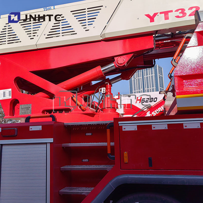 Customized 6x4 Drive 32 Meters Working Height Aerial Ladder Fire Truck For High-rise Building Rescue