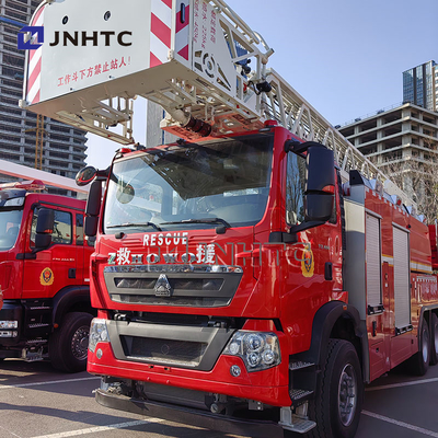 Customized 6x4 Drive 32 Meters Working Height Aerial Ladder Fire Truck For High-rise Building Rescue