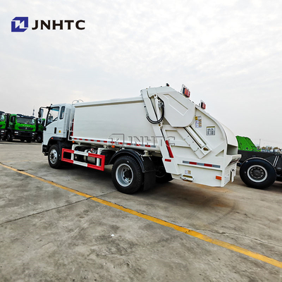 HOWO Light Waste Collection Garbage Compactor Truck Price Dimensions Automatic Feeding