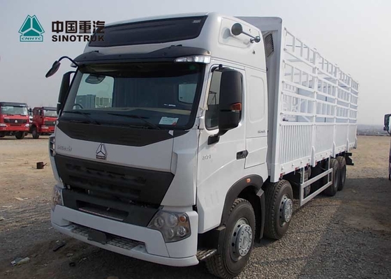 A7 Howo Sinotruk 8x4 50T Heavy Cargo Truck With 7M Length Cargo Container