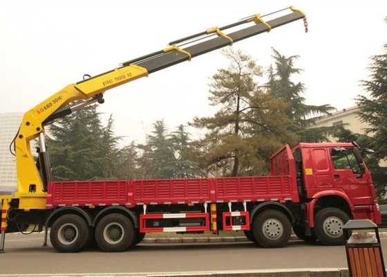 16 Ton Truck Mounted Crane , Knuckle Boom Truck Crane SQ16ZK4Q ISO CCC