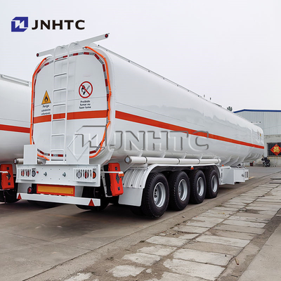 4 Axles 75000L Iron Steel Fuel Tank Semi Triler For Sale