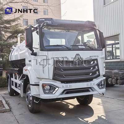 Best Selling HOWO 4*2 5m3 Vacuum Sewage Suction Truck  For Sale
