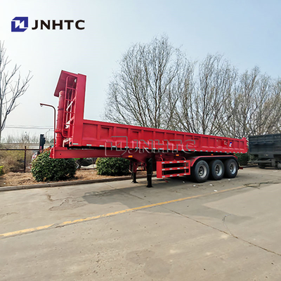 China Brand 3 Axle Hydraulic Grain Camions Remorques Dumping Rear End Dump Tipper Semi Trucks Trailer for Trucks