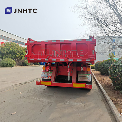 China Brand 3 Axle Hydraulic Grain Camions Remorques Dumping Rear End Dump Tipper Semi Trucks Trailer for Trucks