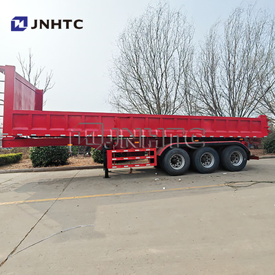 China Brand 3 Axle Hydraulic Grain Camions Remorques Dumping Rear End Dump Tipper Semi Trucks Trailer for Trucks