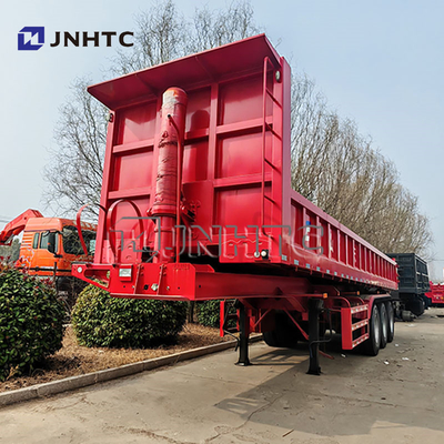 China Brand 3 Axle Hydraulic Grain Camions Remorques Dumping Rear End Dump Tipper Semi Trucks Trailer for Trucks