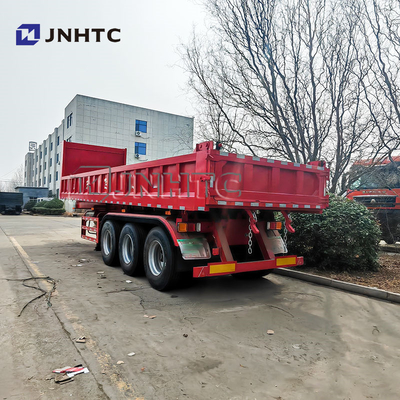China Brand 3 Axle Hydraulic Grain Camions Remorques Dumping Rear End Dump Tipper Semi Trucks Trailer for Trucks
